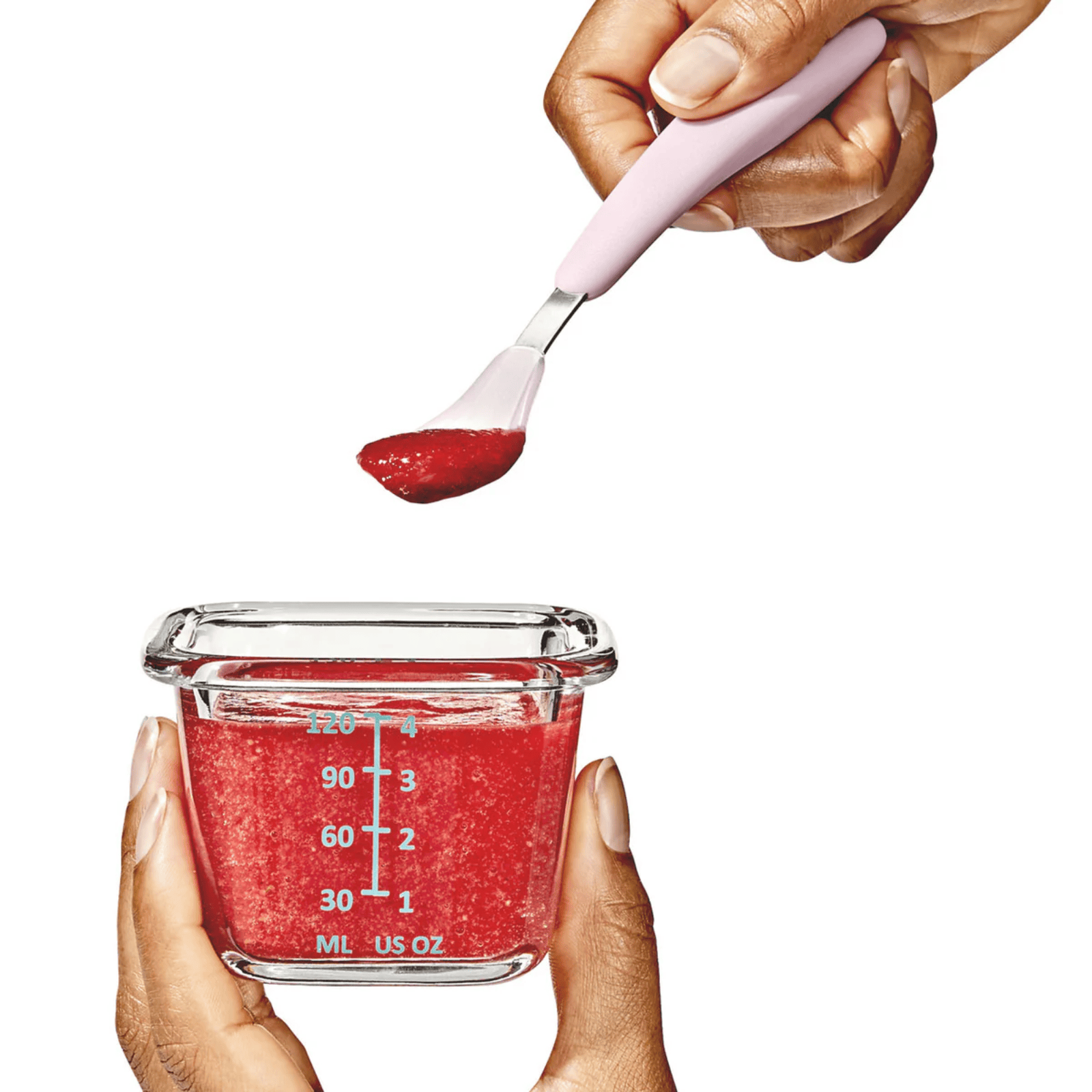 OXO Tot On-The-Go Feeding Spoon Blossom
