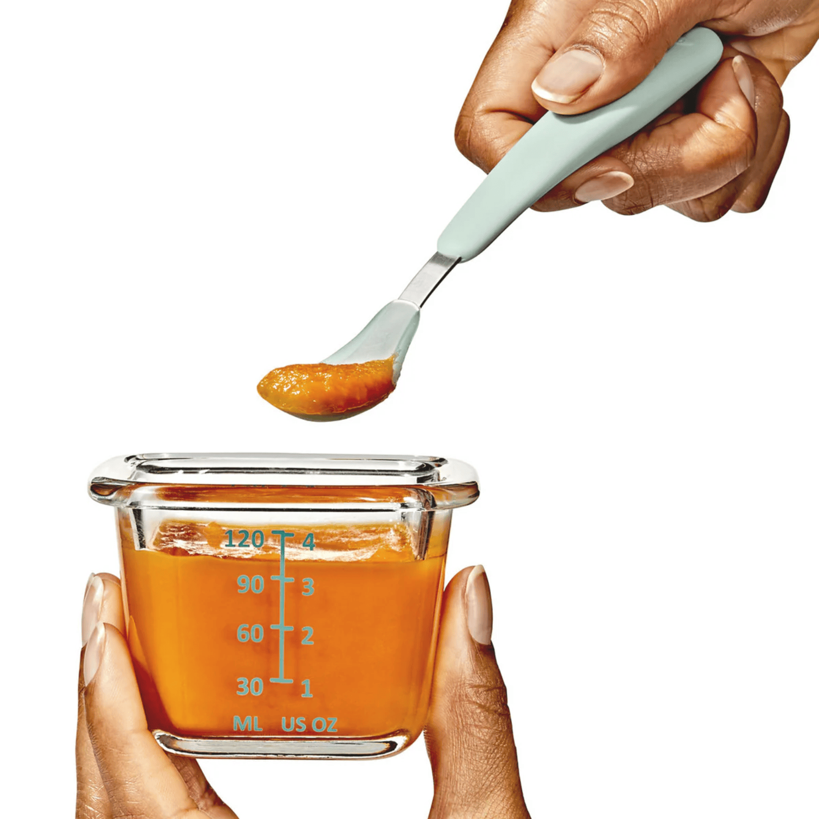 OXO Tot On-The-Go Feeding Spoon Opal