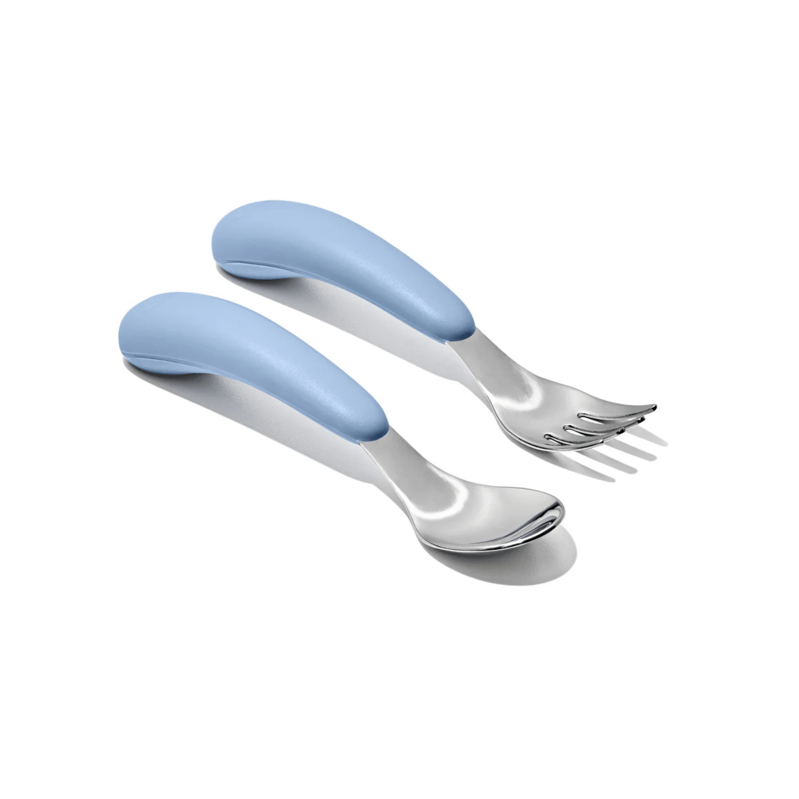 OXO Tot On-The-Go Fork And Spoon Set Blossom