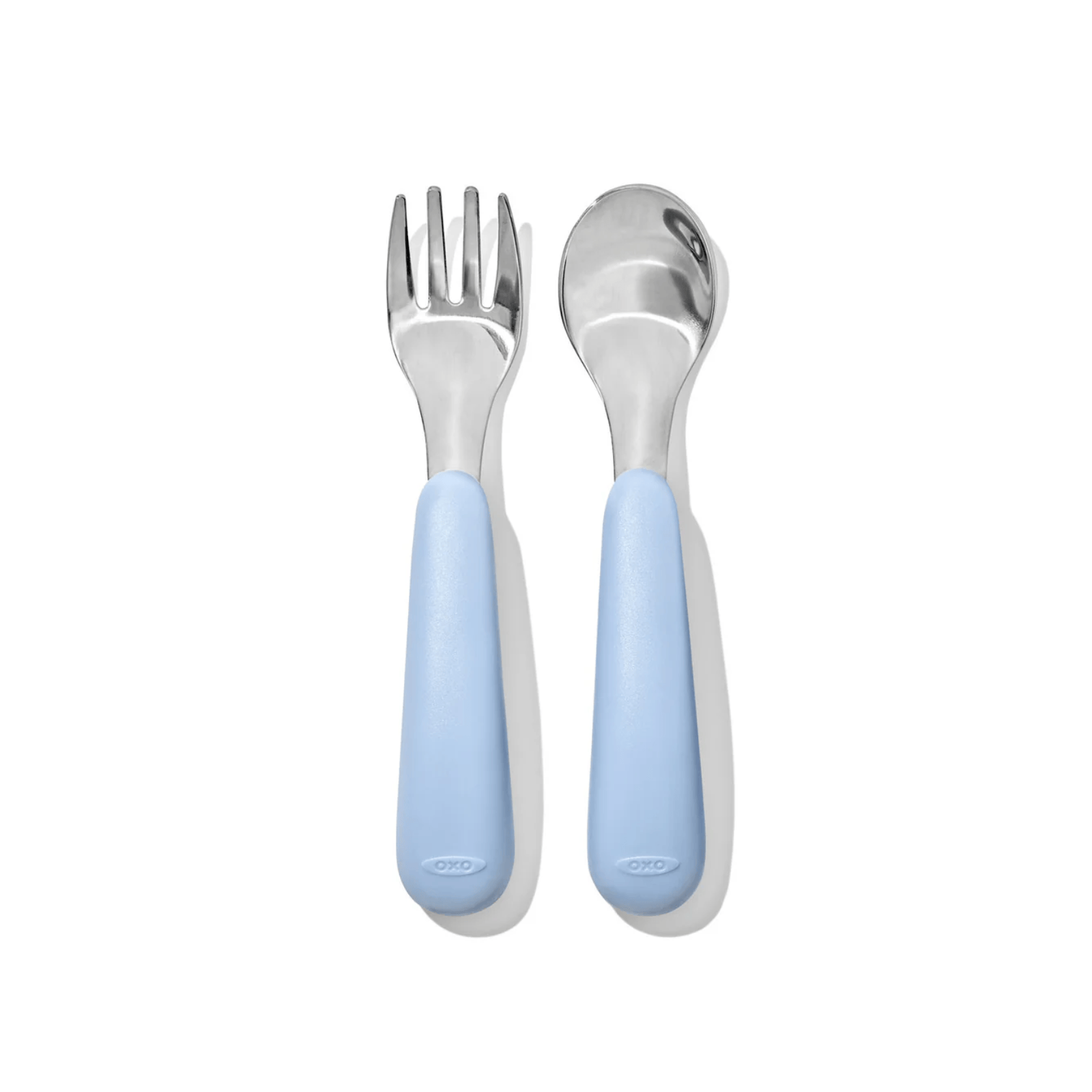 OXO Tot On-The-Go Fork And Spoon Set Blossom