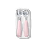 OXO Tot On-The-Go Fork And Spoon Set Dusk