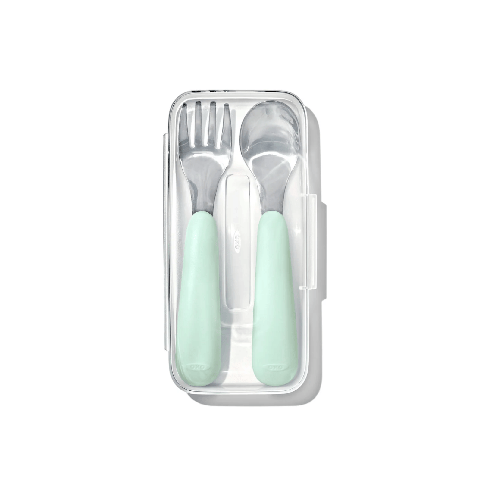 OXO Tot On-The-Go Fork And Spoon Set Opal