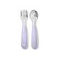OXO Tot On-The-Go Fork And Spoon Set Opal Lilac