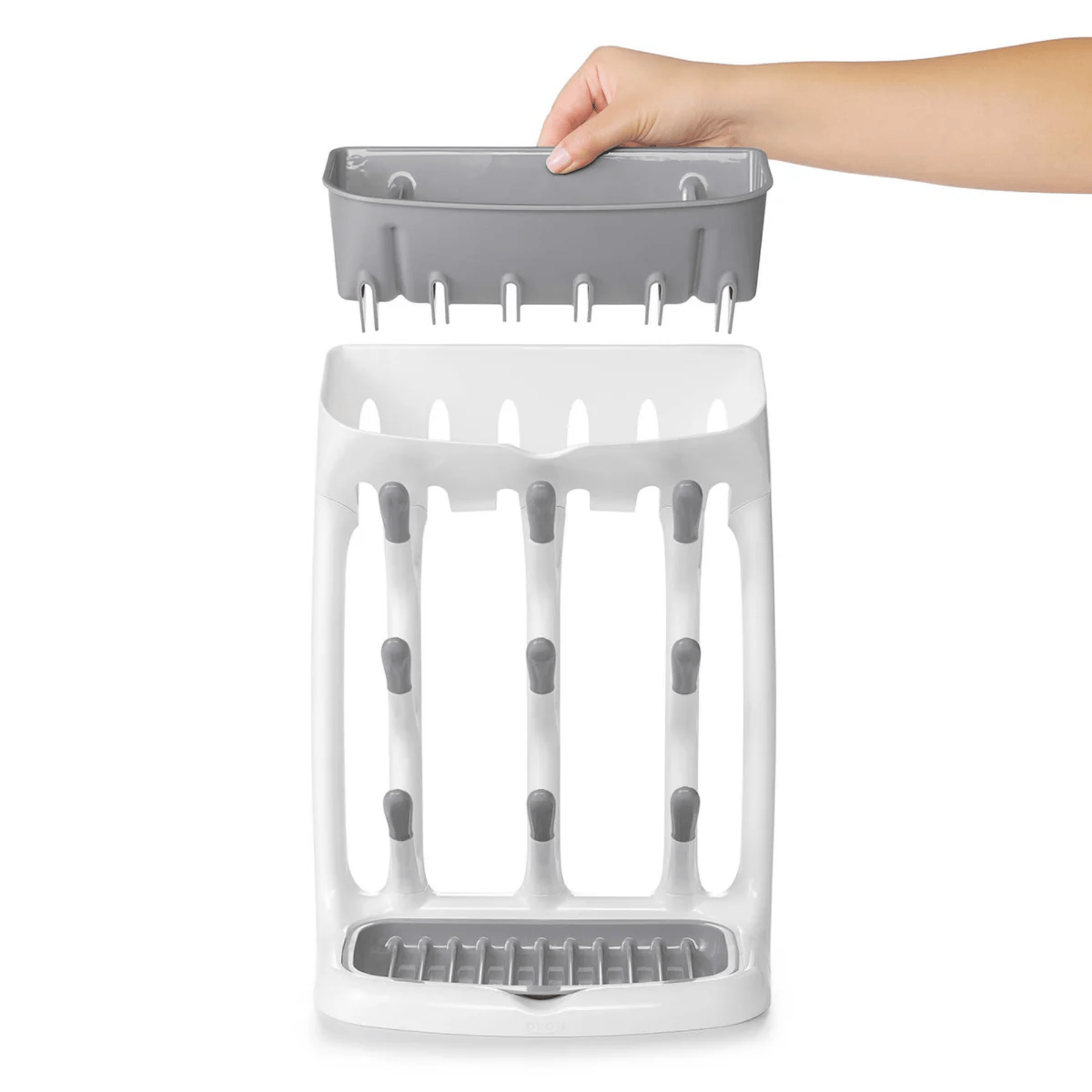 OXO Tot Space Saving Drying Rack Pebble