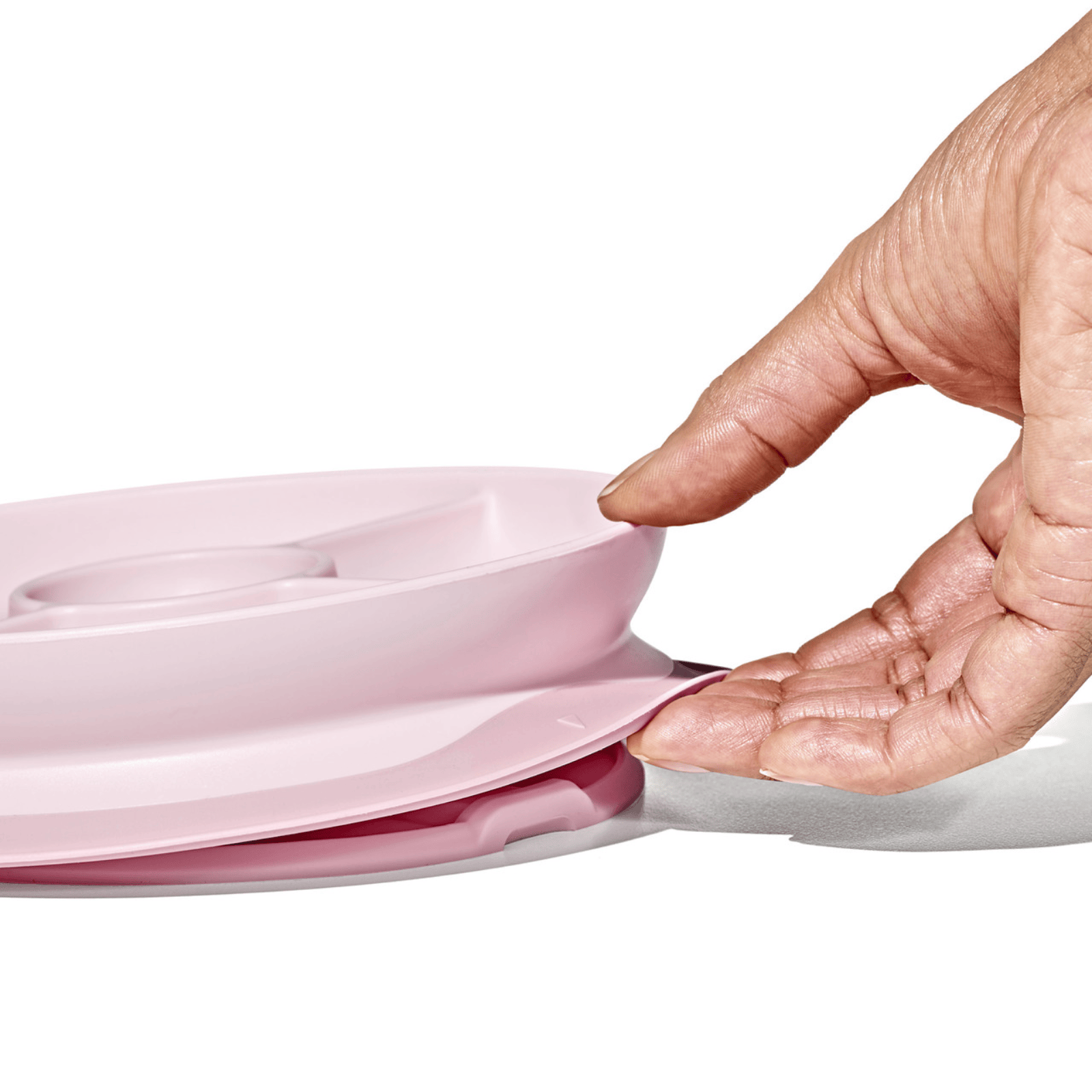 OXO Tot Stick & Stay Divided Plate Blossom