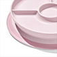 OXO Tot Stick & Stay Divided Plate Blossom