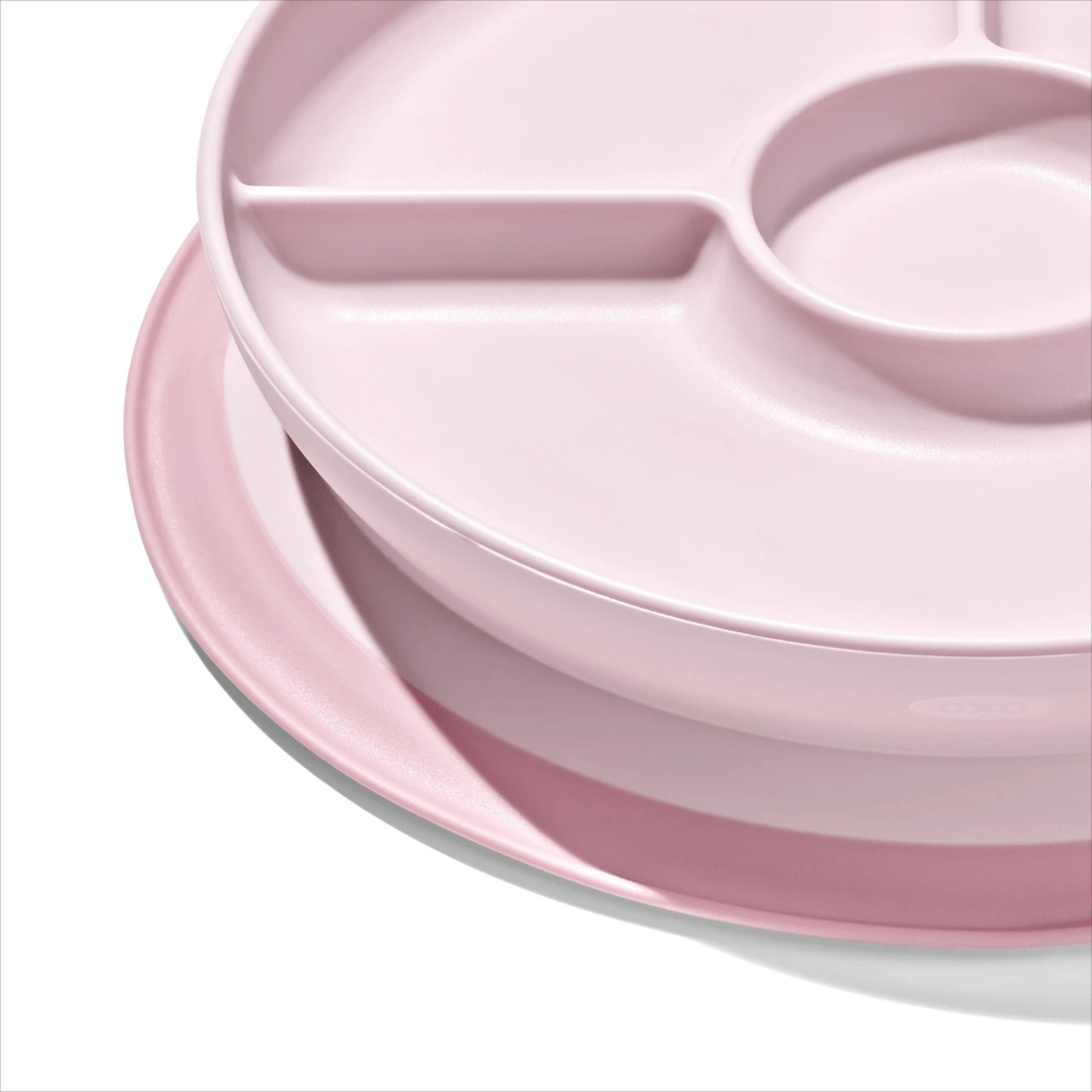 OXO Tot Stick & Stay Divided Plate Blossom