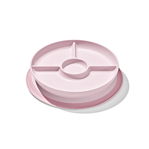 OXO Tot Stick & Stay Divided Plate Blossom