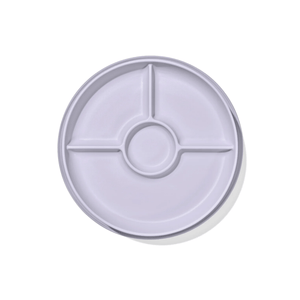 OXO Tot Stick & Stay Divided Plate Lilac