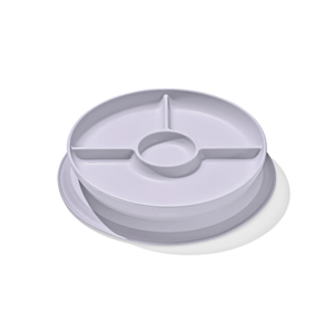 OXO Tot Stick & Stay Divided Plate Lilac