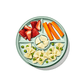 OXO Tot Stick & Stay Divided Plate Opal