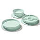 OXO Tot Stick & Stay Divided Plate Opal