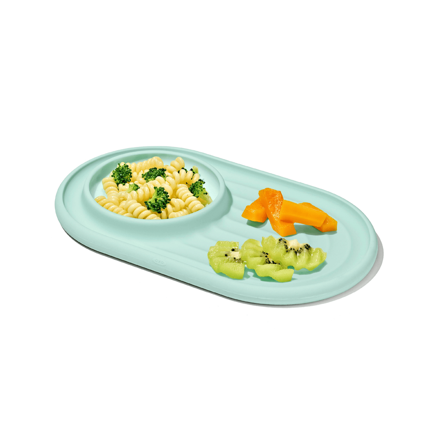 OXO Tot Textured Suction Plate Opal