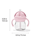 OXO Tot Transitions Straw Cup with Removable Handles Blossom