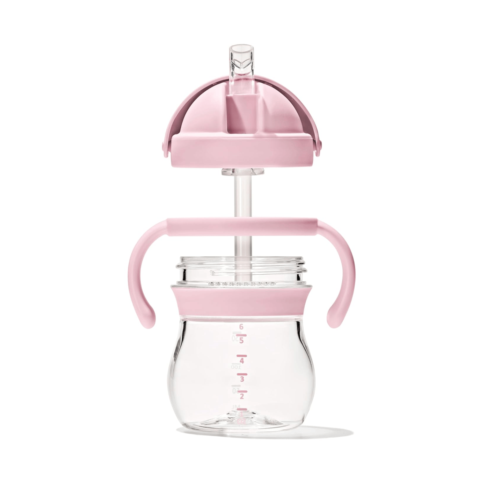 OXO Tot Transitions Straw Cup with Removable Handles Blossom