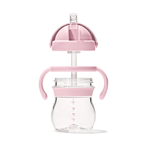 OXO Tot Transitions Straw Cup with Removable Handles Blossom