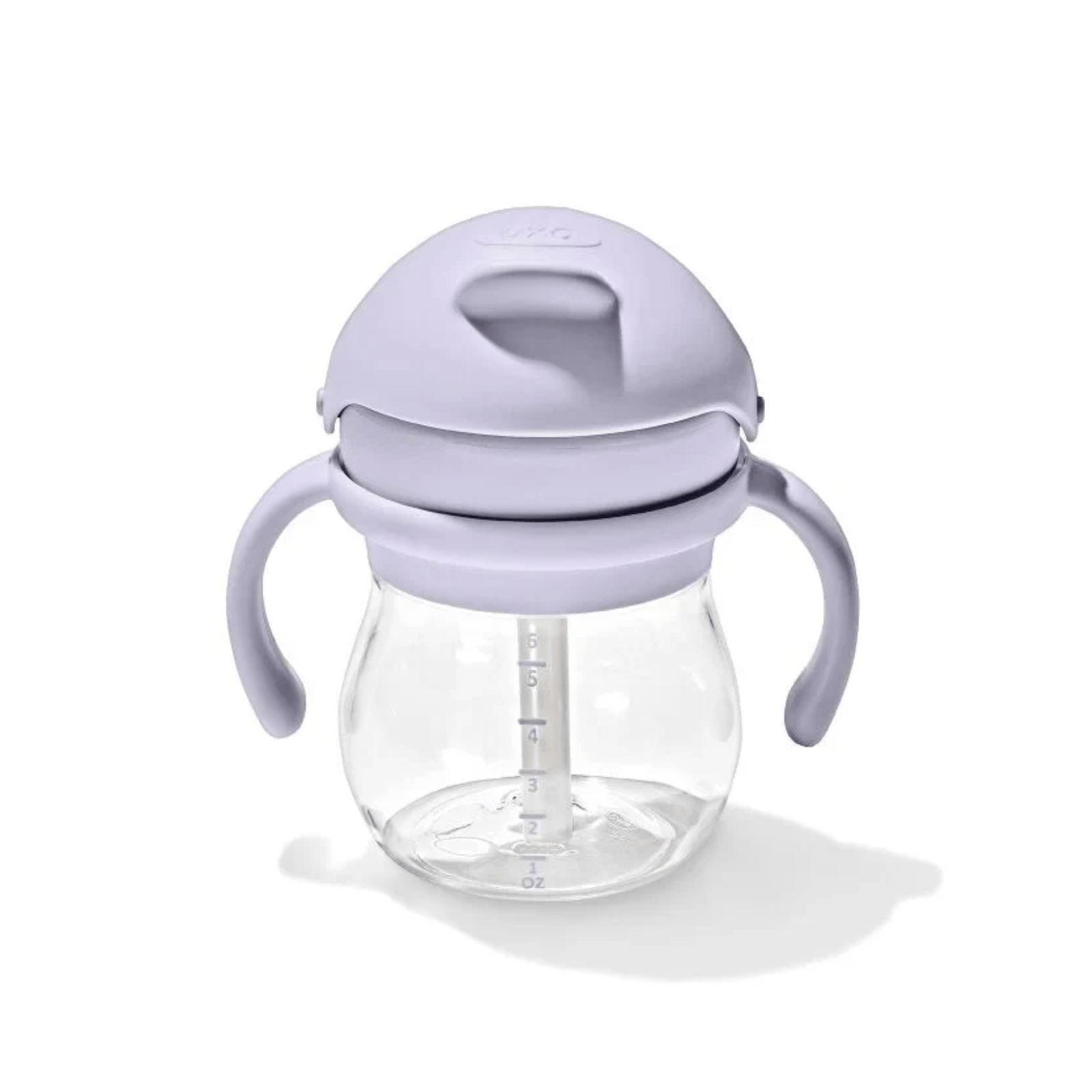 OXO Tot Transitions Straw Cup with Removable Handles Lilac