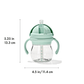 OXO Tot Transitions Straw Cup with Removable Handles Opal