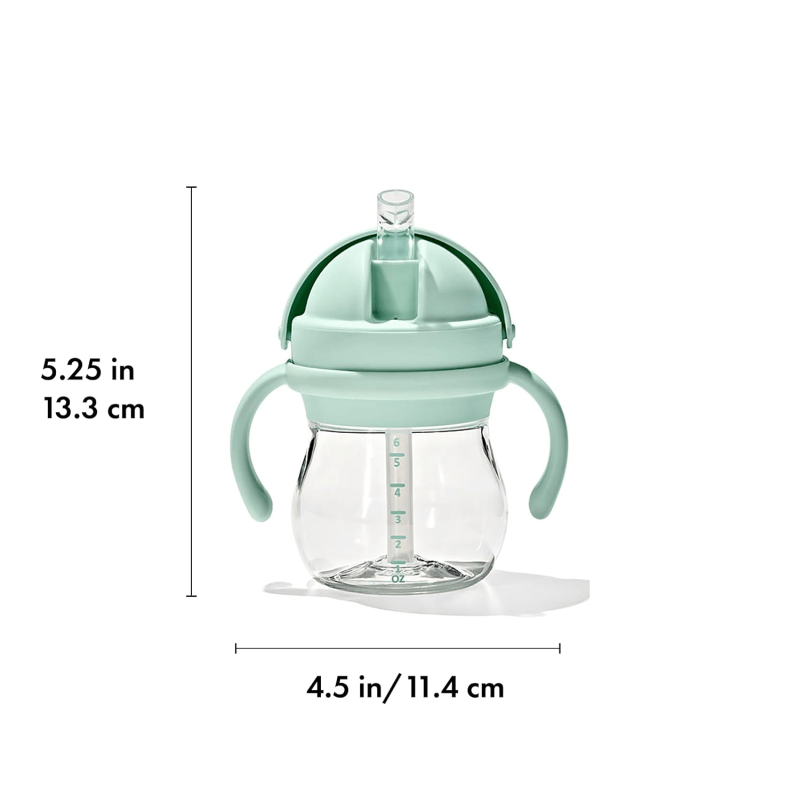 OXO Tot Transitions Straw Cup with Removable Handles Opal