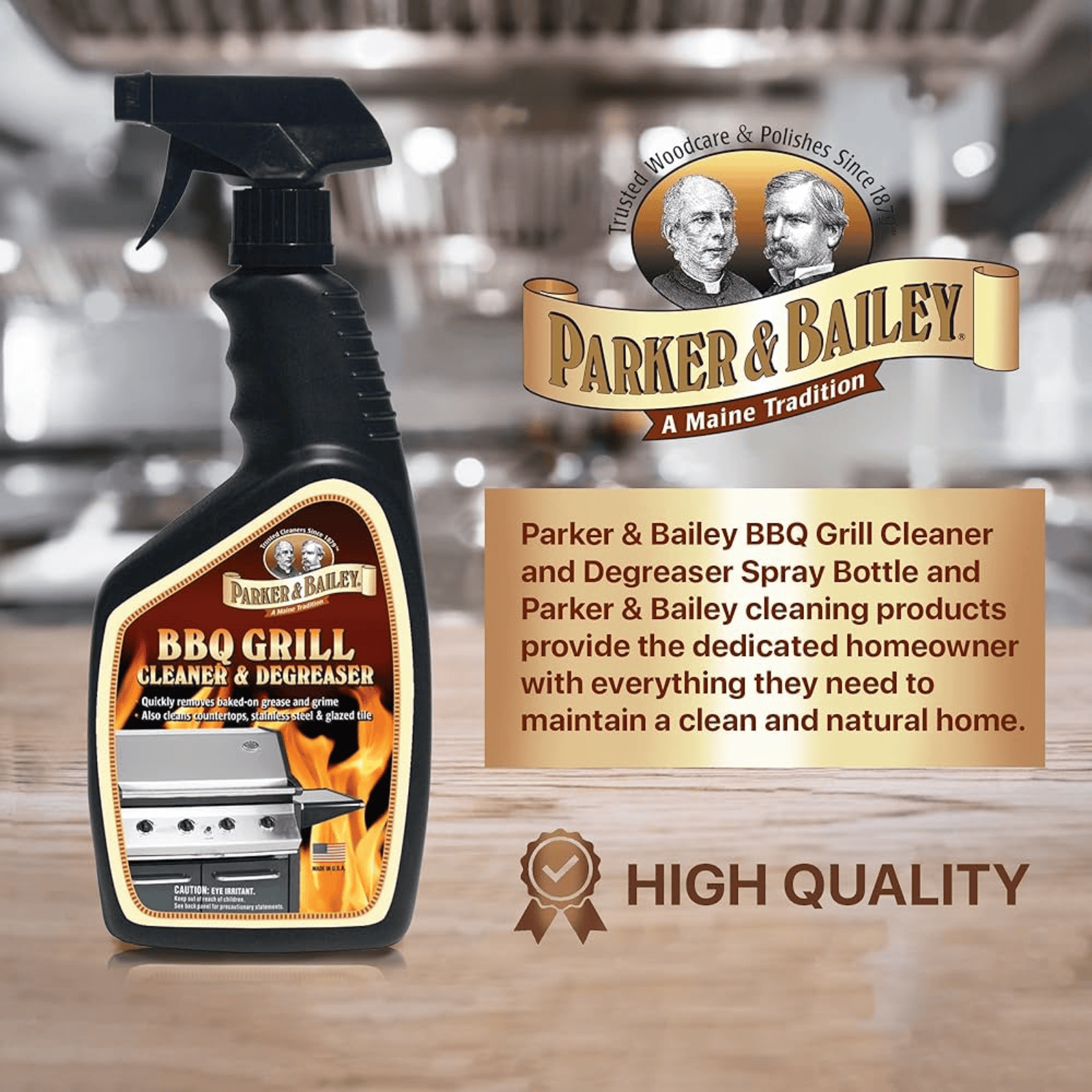 Parker & Bailey BBQ Grill Cleaner & Degreaser 710ml