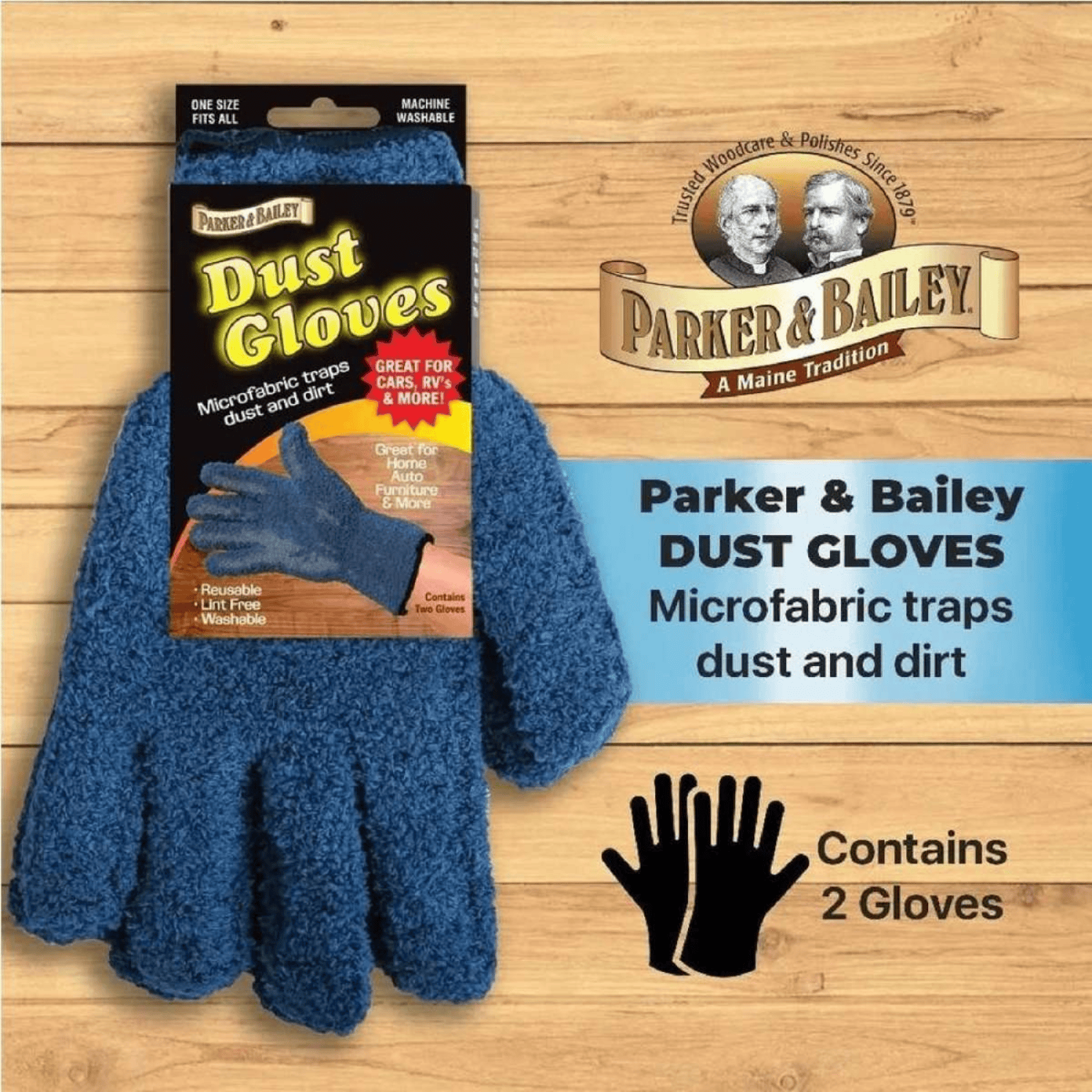 Parker & Bailey Dust Gloves Set of 2