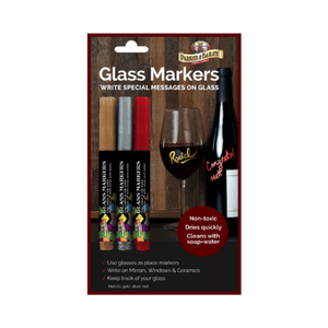 Parker & Bailey Glass Markers 3-Pack
