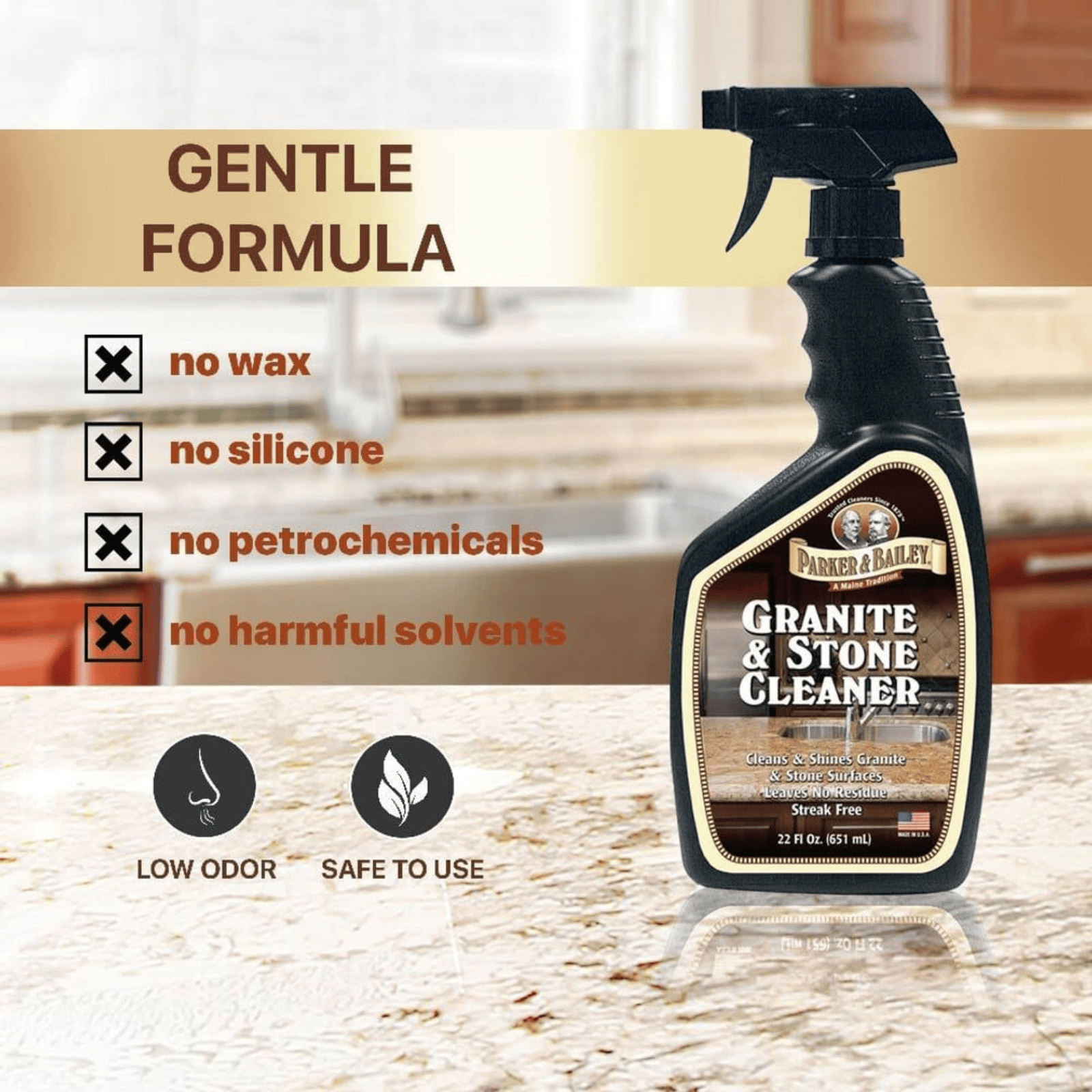 Parker & Bailey Granite & Stone Cleaner 710ml