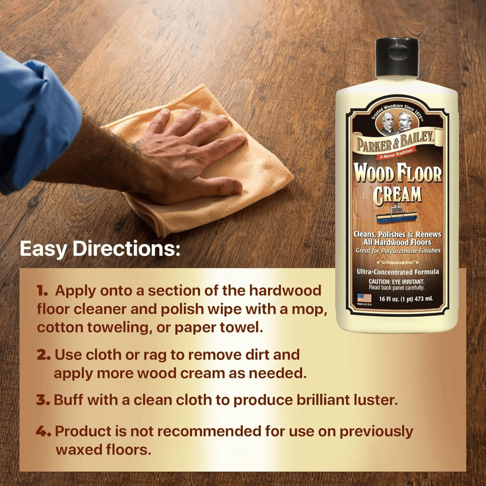 Parker & Bailey Wood Floor Cream 473ml