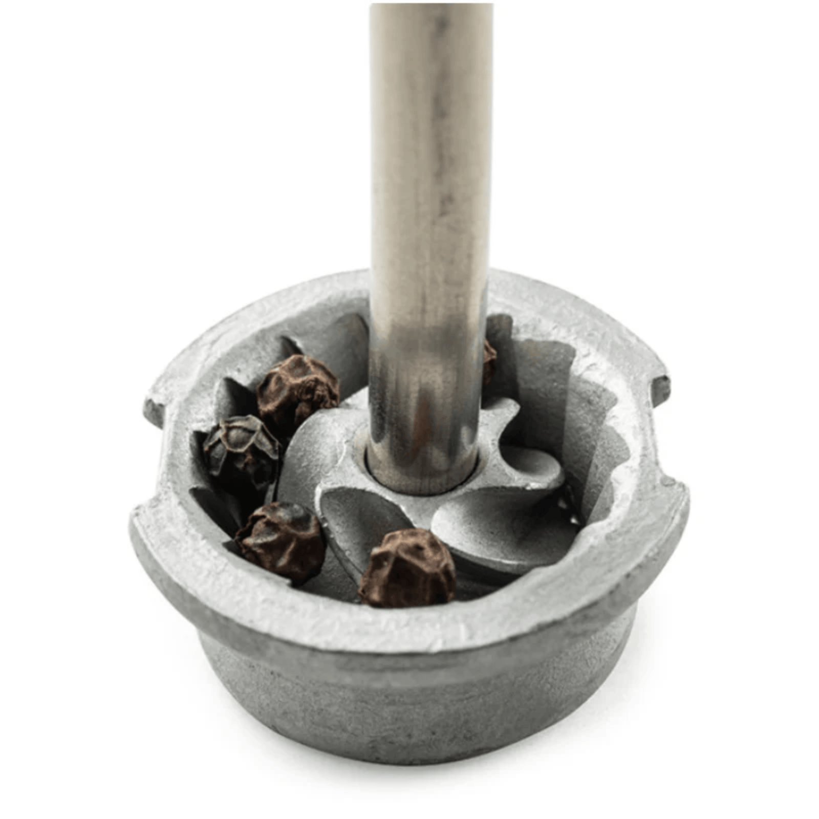 Peugeot Bali Fonte Cast Iron Celadon Green Pepper Mill 8cm