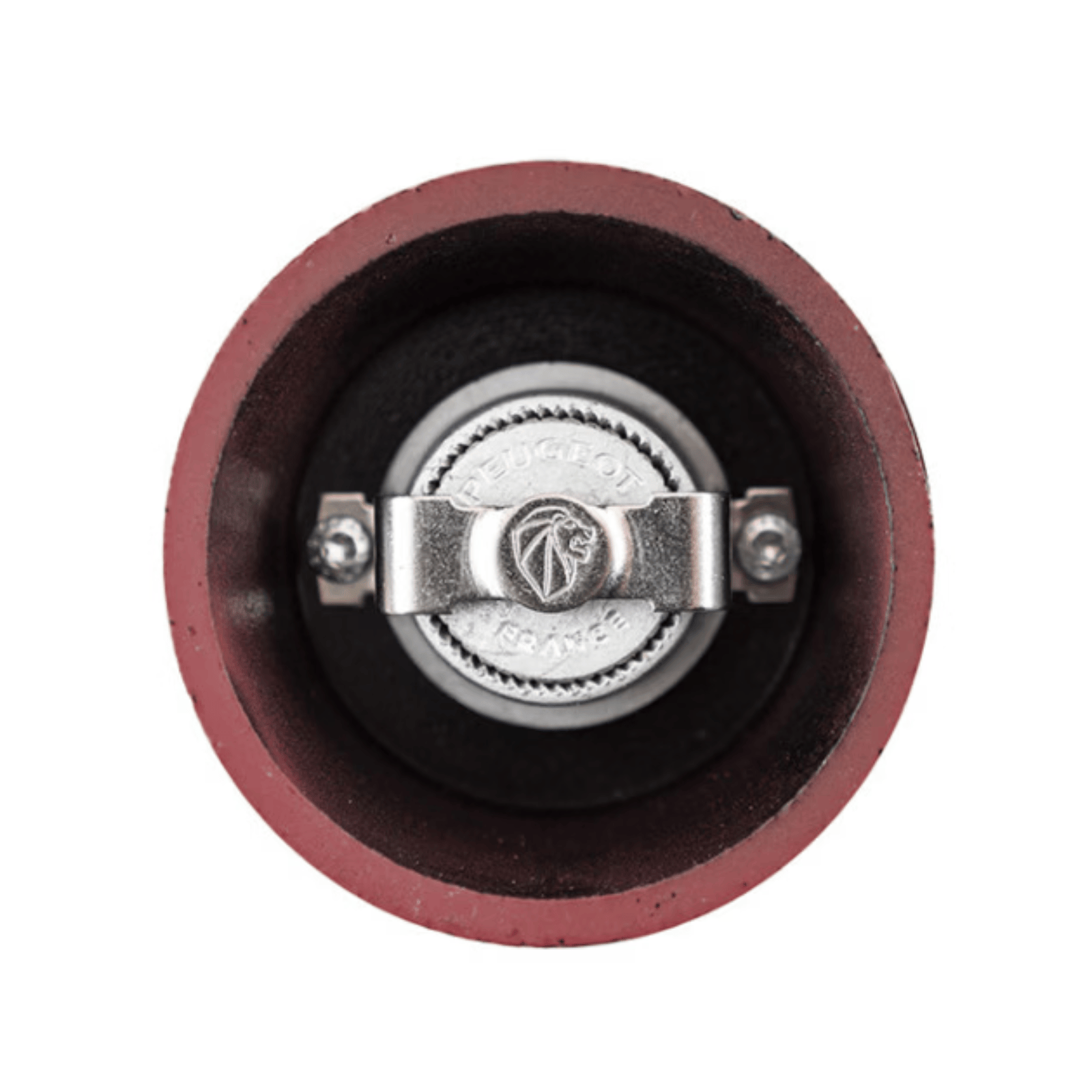 Peugeot Bali Fonte Cast Iron Red Pepper Mill 8cm