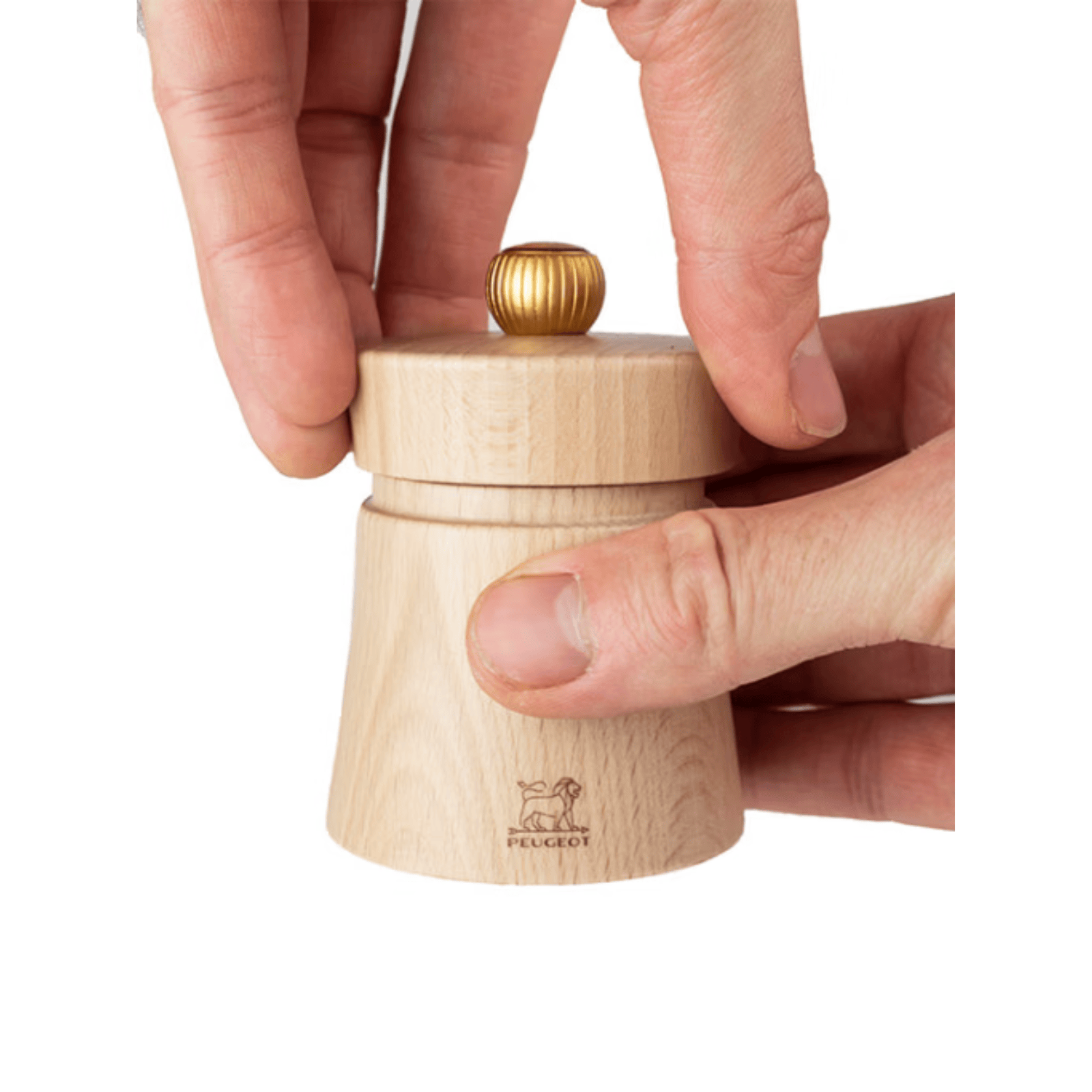 Peugeot Baya Natural Wood Salt Mill 8cm