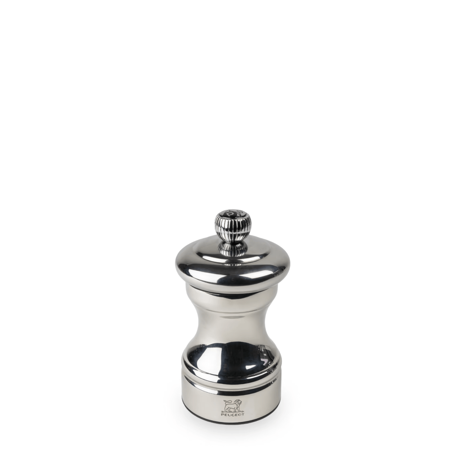 Peugeot Bistro Chef Shiny Stainless Steel Pepper Mill 10cm