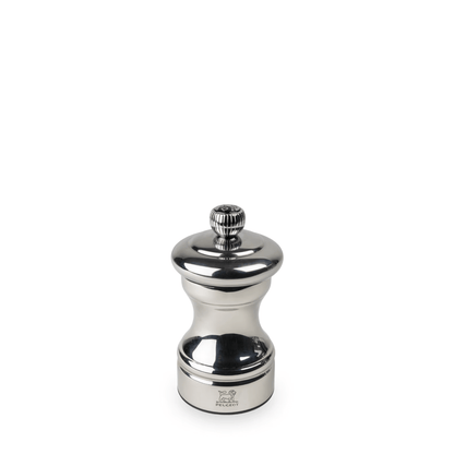 Peugeot Bistro Chef Shiny Stainless Steel Pepper Mill 10cm