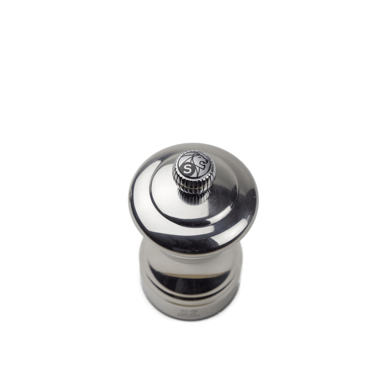 Peugeot Bistro Chef Shiny Stainless Steel Salt Mill 10cm