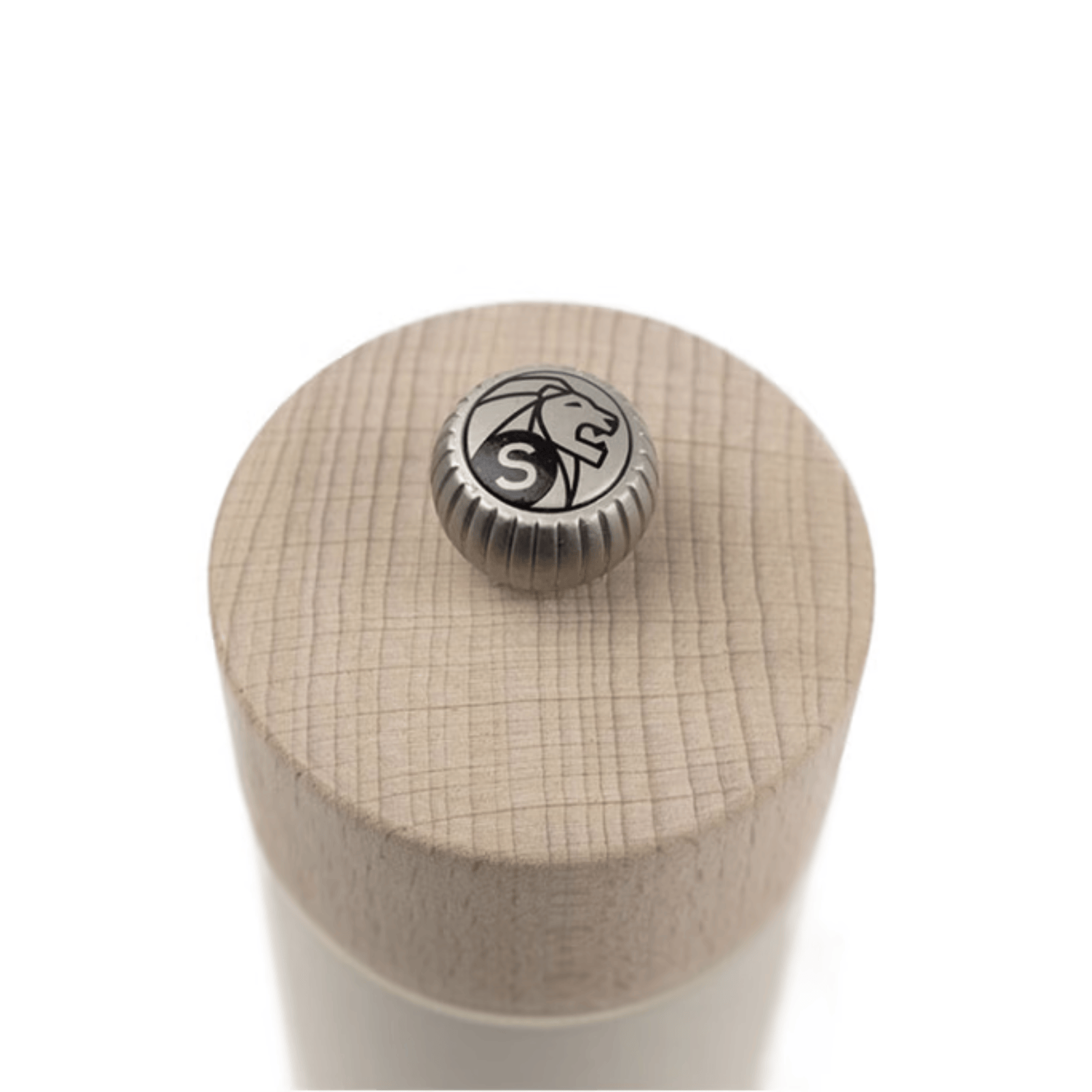 Peugeot Boreal Feather White Salt Mill 12cm