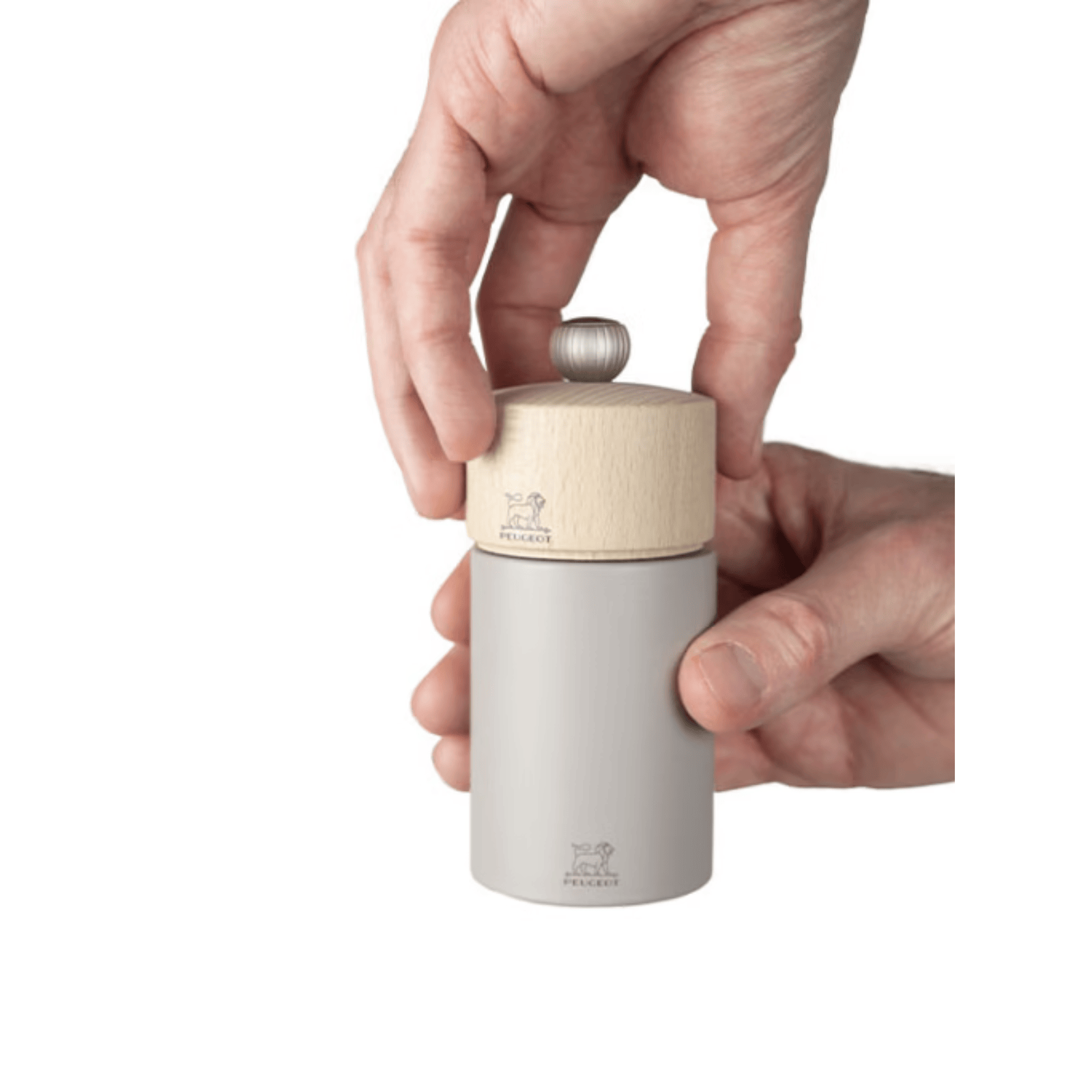 Peugeot Boreal Pebble Grey Salt Mill 12cm