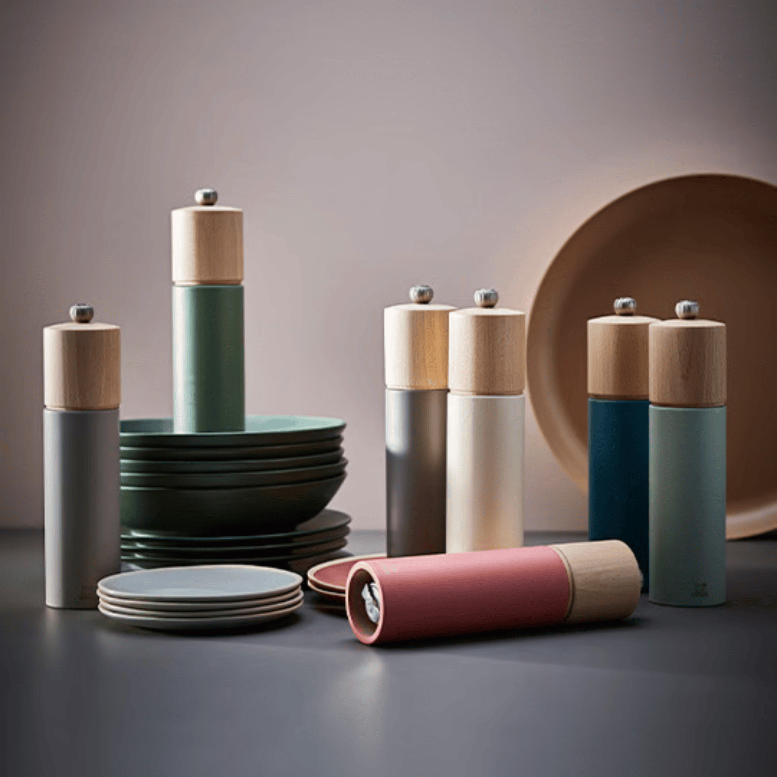 Peugeot Boreal Rock Grey Pepper Mill 21cm