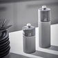 Peugeot Line Aluminium & Graphite Wood Pepper Mill 18cm