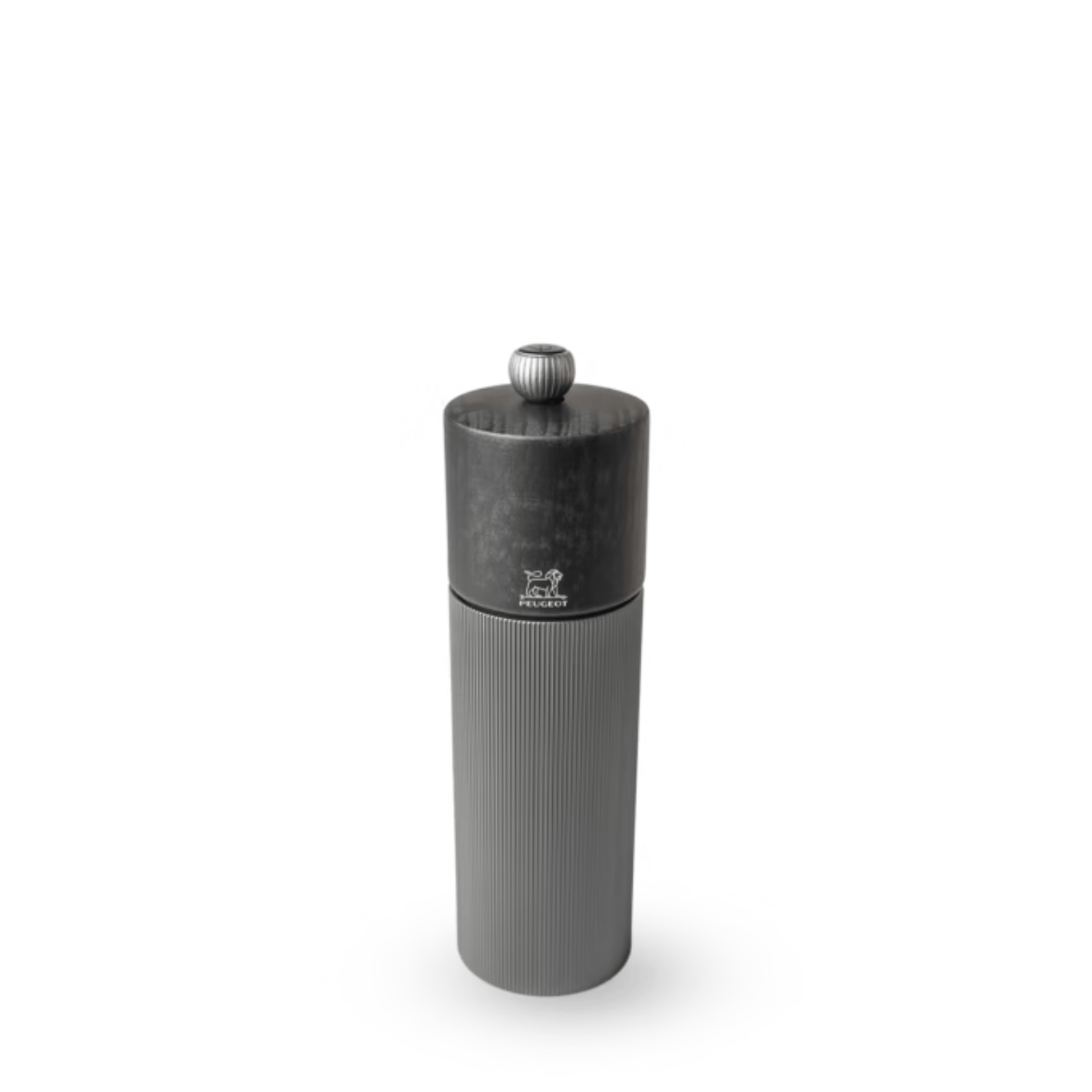 Peugeot Line Aluminium & Graphite Wood Pepper Mill 18cm