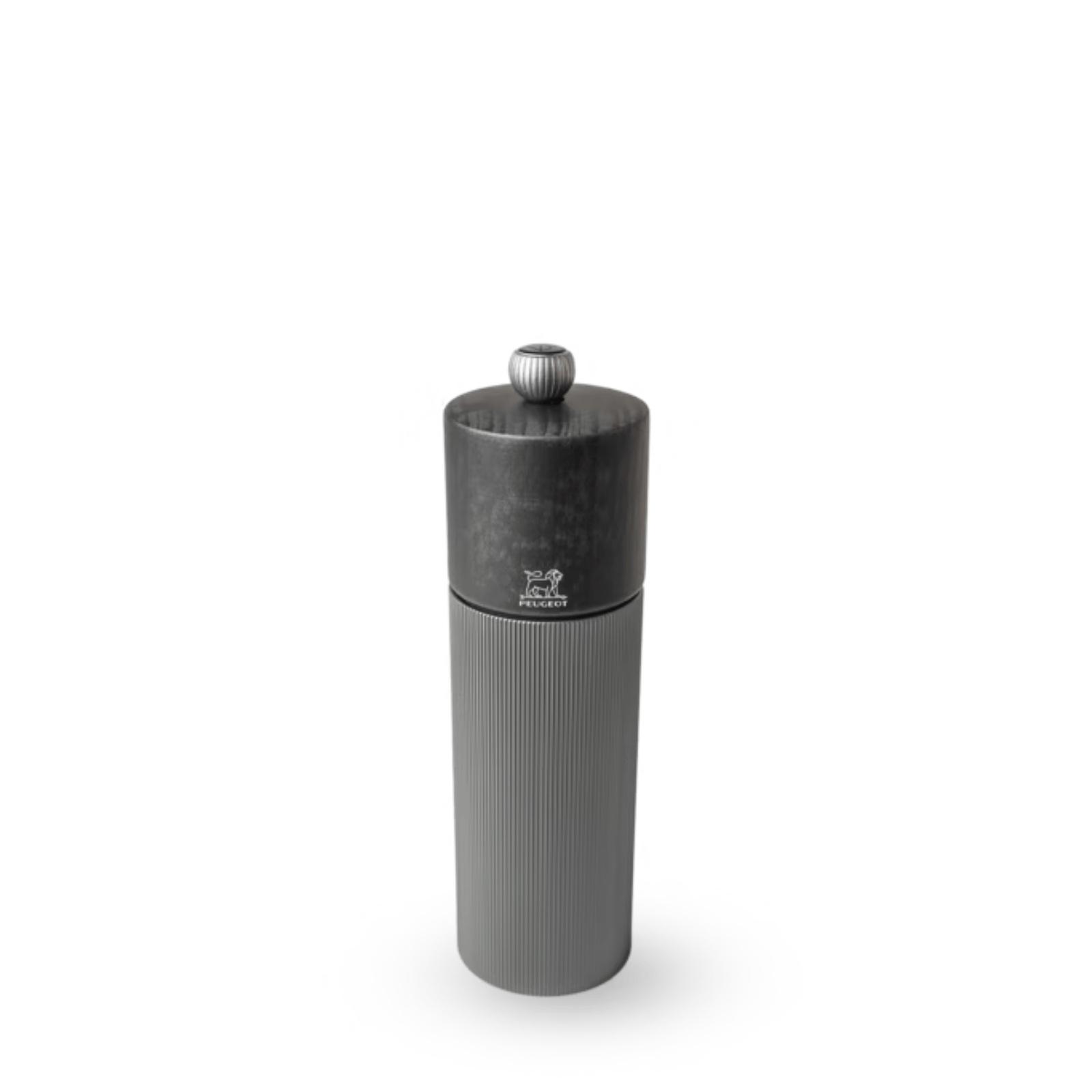 Peugeot Line Aluminium & Graphite Wood Pepper Mill 18cm
