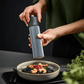 Peugeot Line Aluminium & Graphite Wood Pepper Mill 22cm