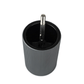Peugeot Line Aluminium & Graphite Wood Salt Mill 18cm