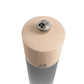 Peugeot Line Aluminium & Natural Wood Salt Mill 22cm