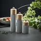 Peugeot Line Aluminium & Natural Wood Salt Mill 22cm