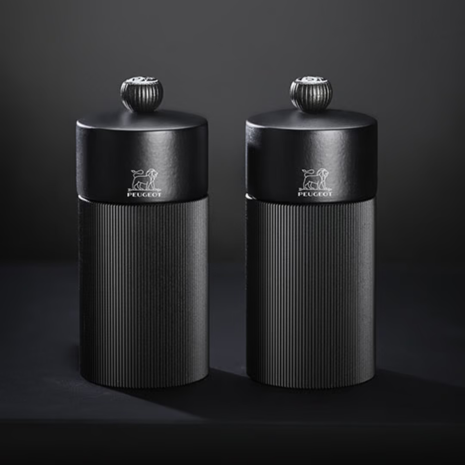 Peugeot Line Duo Night Chic Salt & Pepper Mill 12cm Set of 2