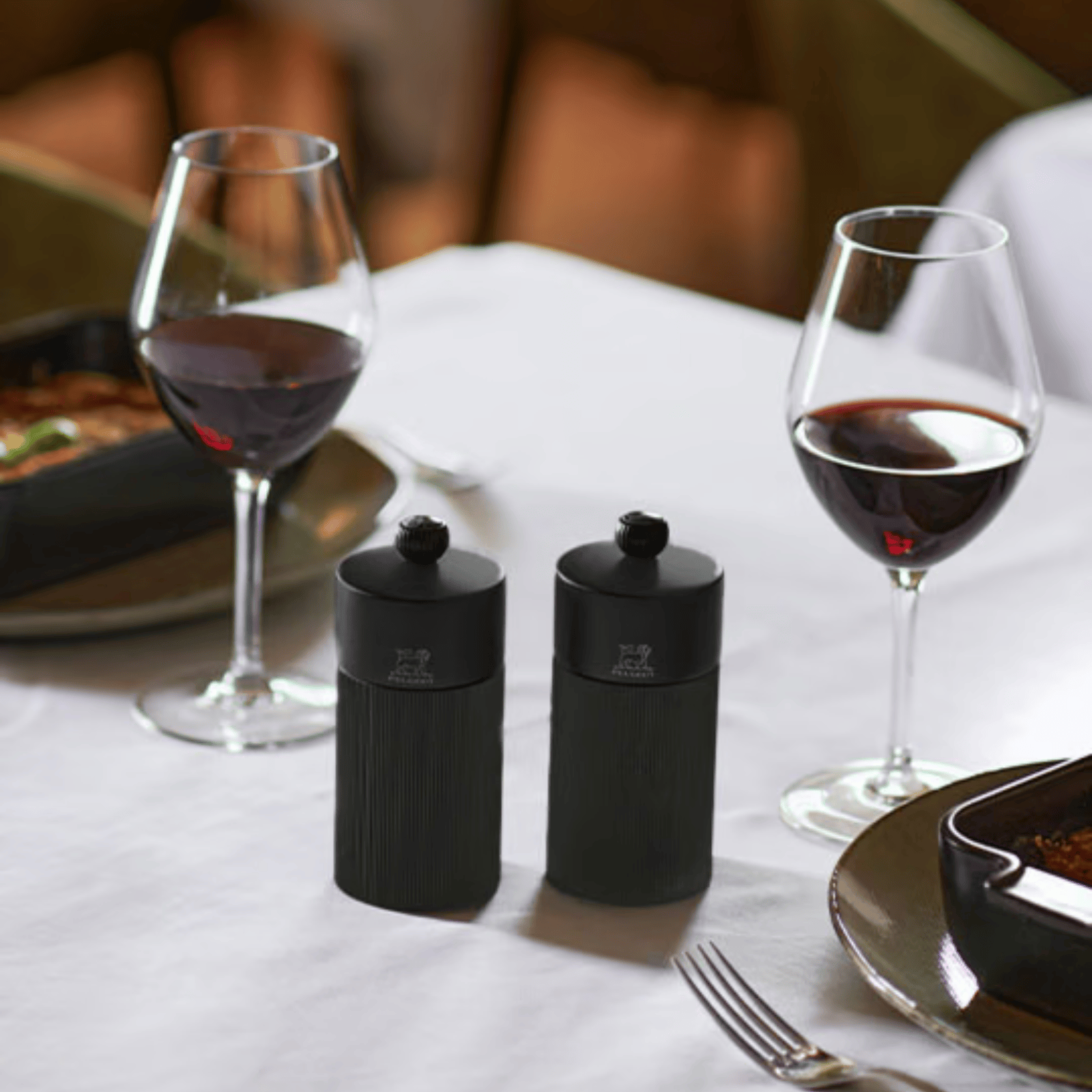 Peugeot Line Duo Night Chic Salt & Pepper Mill 12cm Set of 2