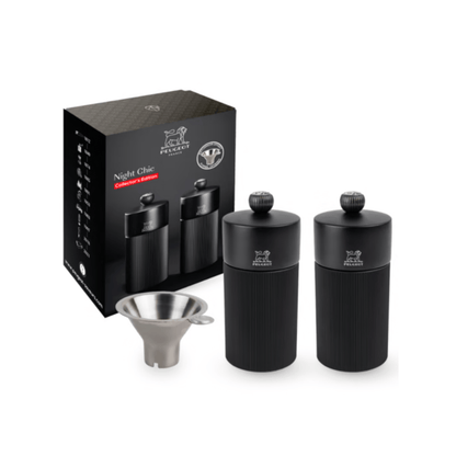 Peugeot Line Duo Night Chic Salt & Pepper Mill 12cm Set of 2