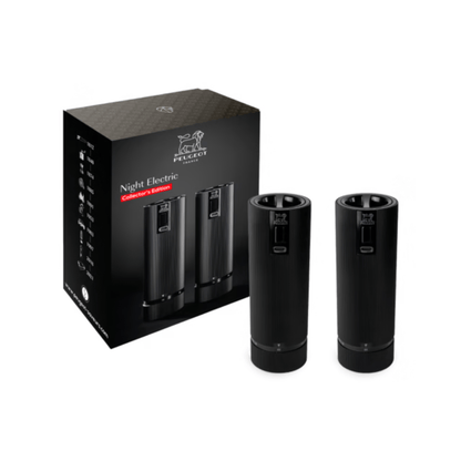 Peugeot Line Electric u'Select Duo Night Chic Salt & Pepper Mill 15cm Set of 2