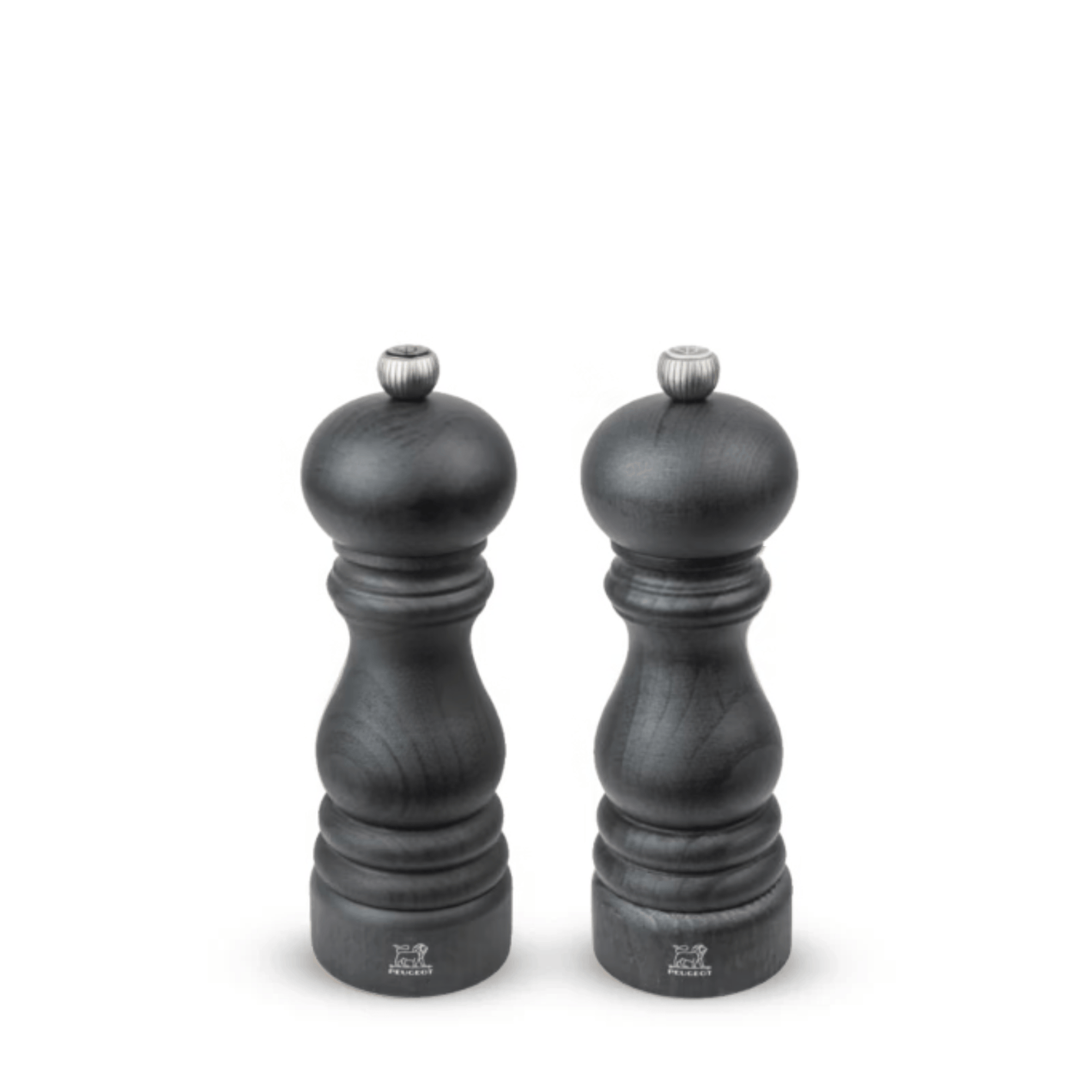 Peugeot Paris Duo Graphite Wood Salt & Pepper Mill 18cm Set of 2