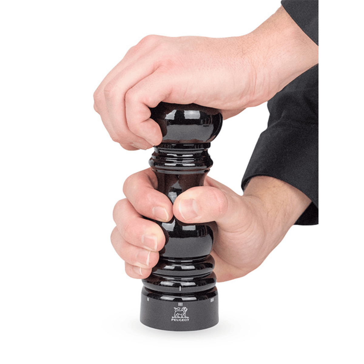 Peugeot Paris u'Select Lacquer Black Wood Pepper Mill 18cm
